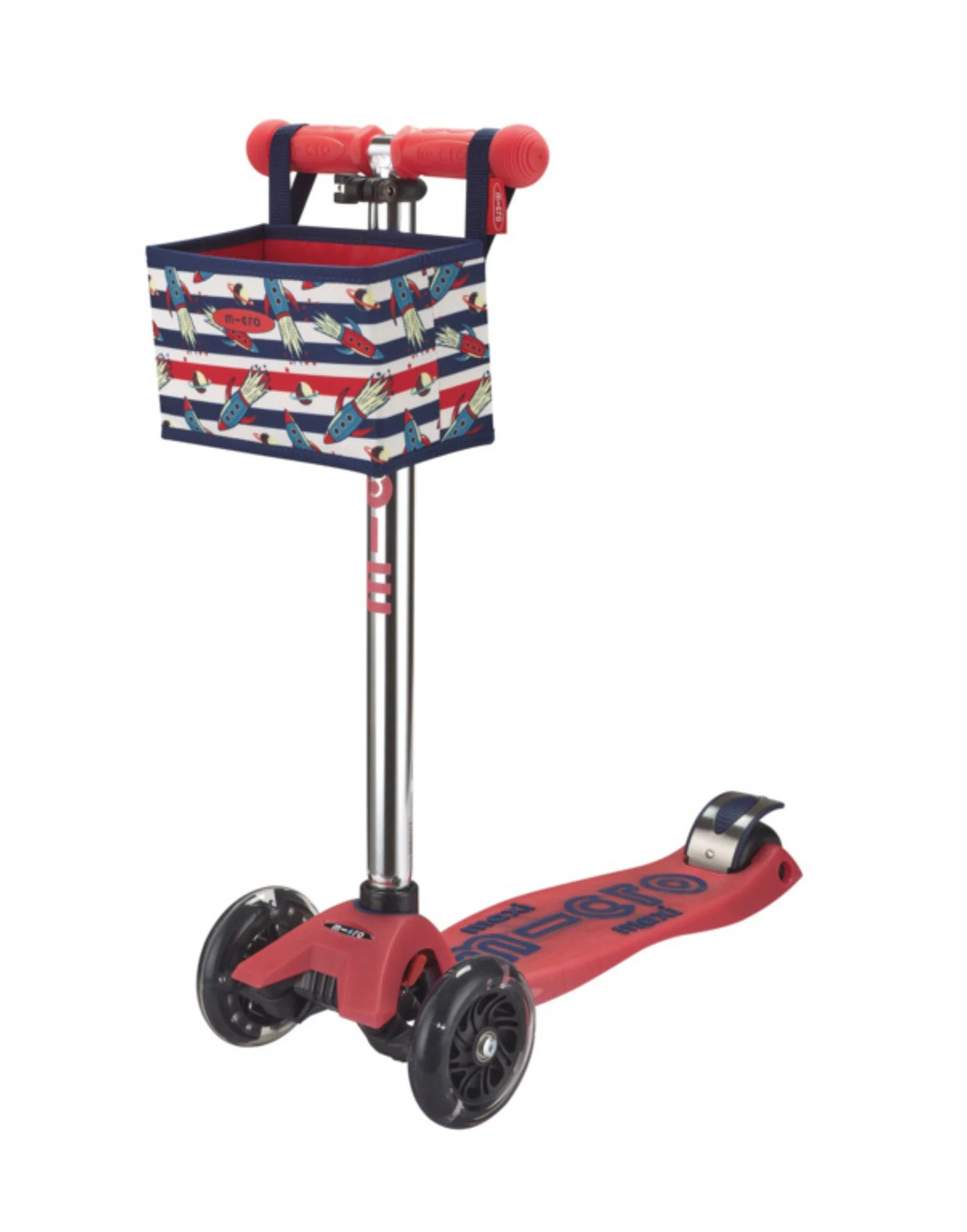 Micro Foldable Pattern Scooter Basket - Image 6