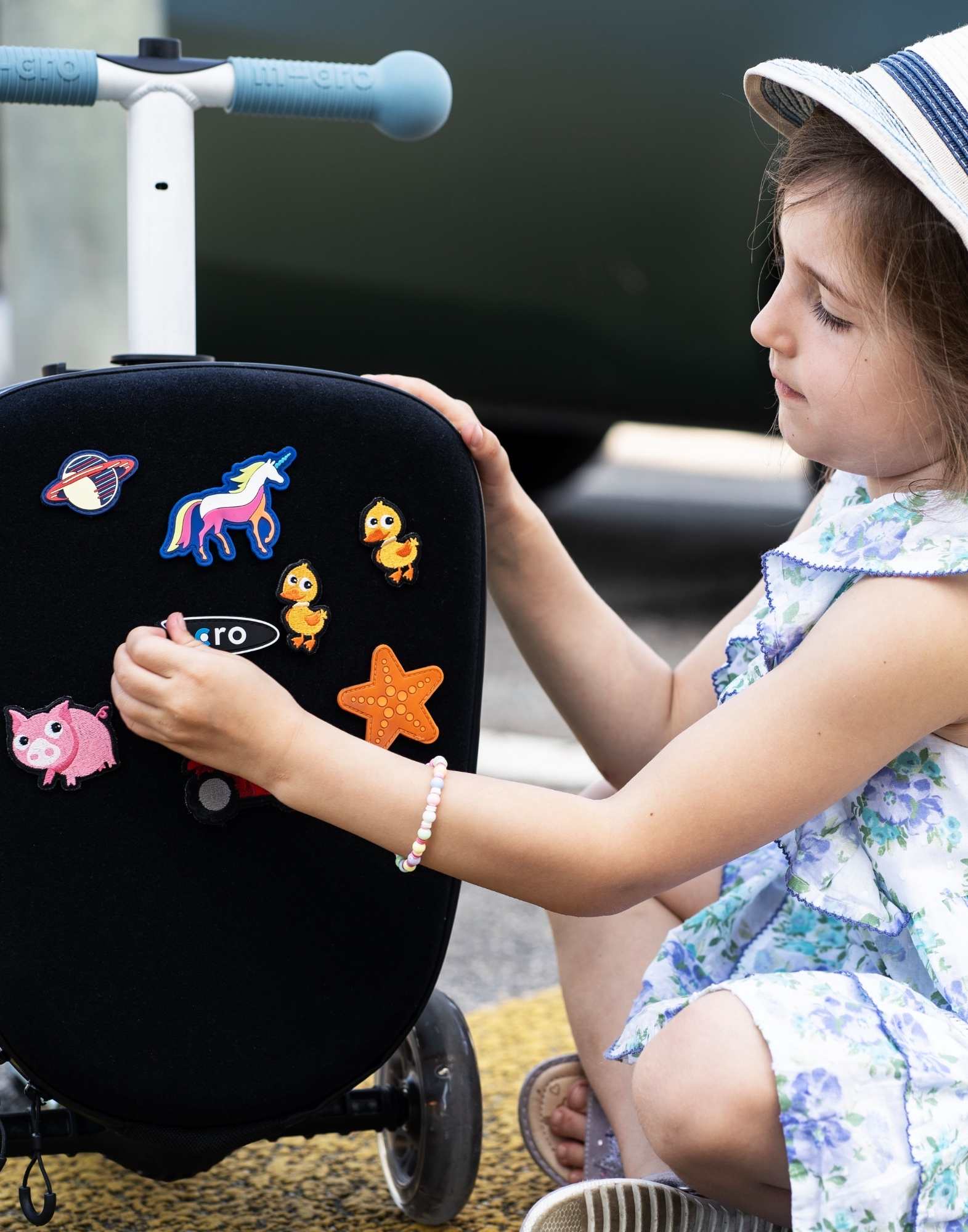 Micro Junior Patch & Play Luggage Scooter - Image 15