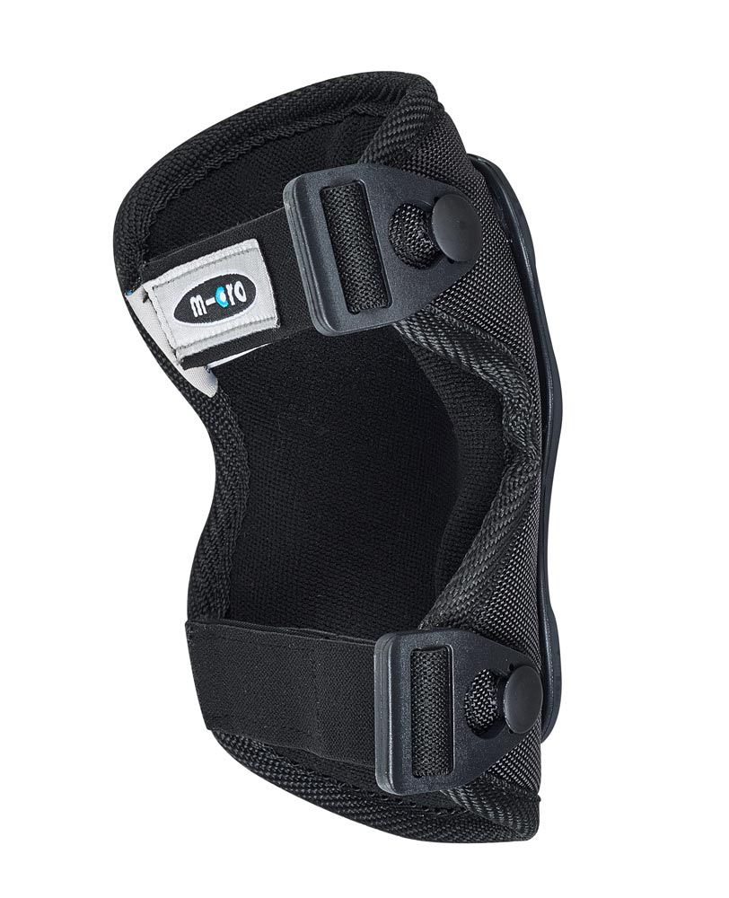 Micro Kids Knee Elbow Pads Black - Image 4