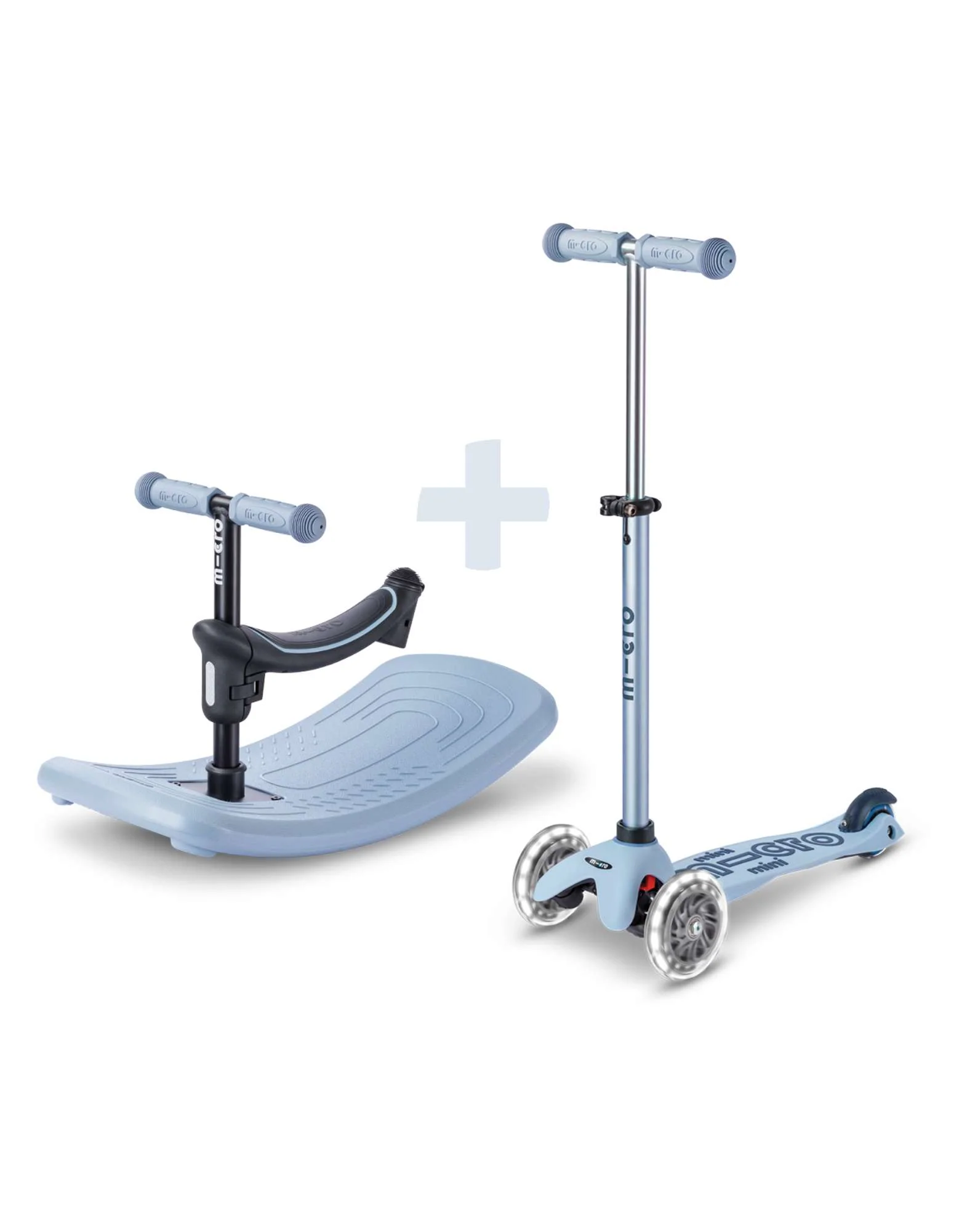 Micro Rock & Go Mini Deluxe LED 3 Wheel Scooter - Image 10