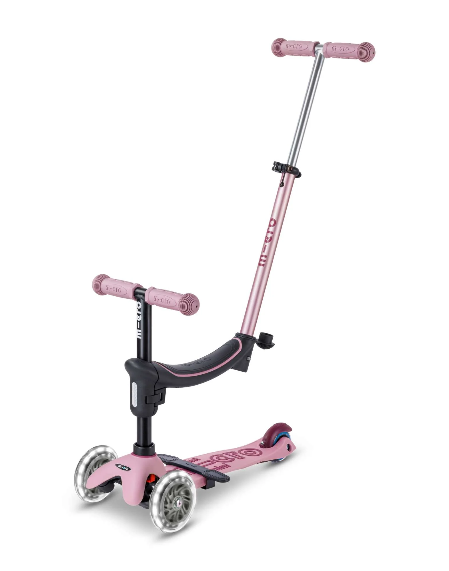 Micro Rock & Go Mini Deluxe LED 3 Wheel Scooter - Image 5