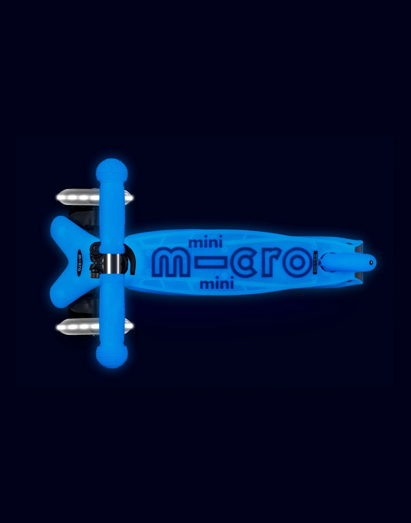 Mini Deluxe Glow LED 3 Wheel Scooter - Image 3