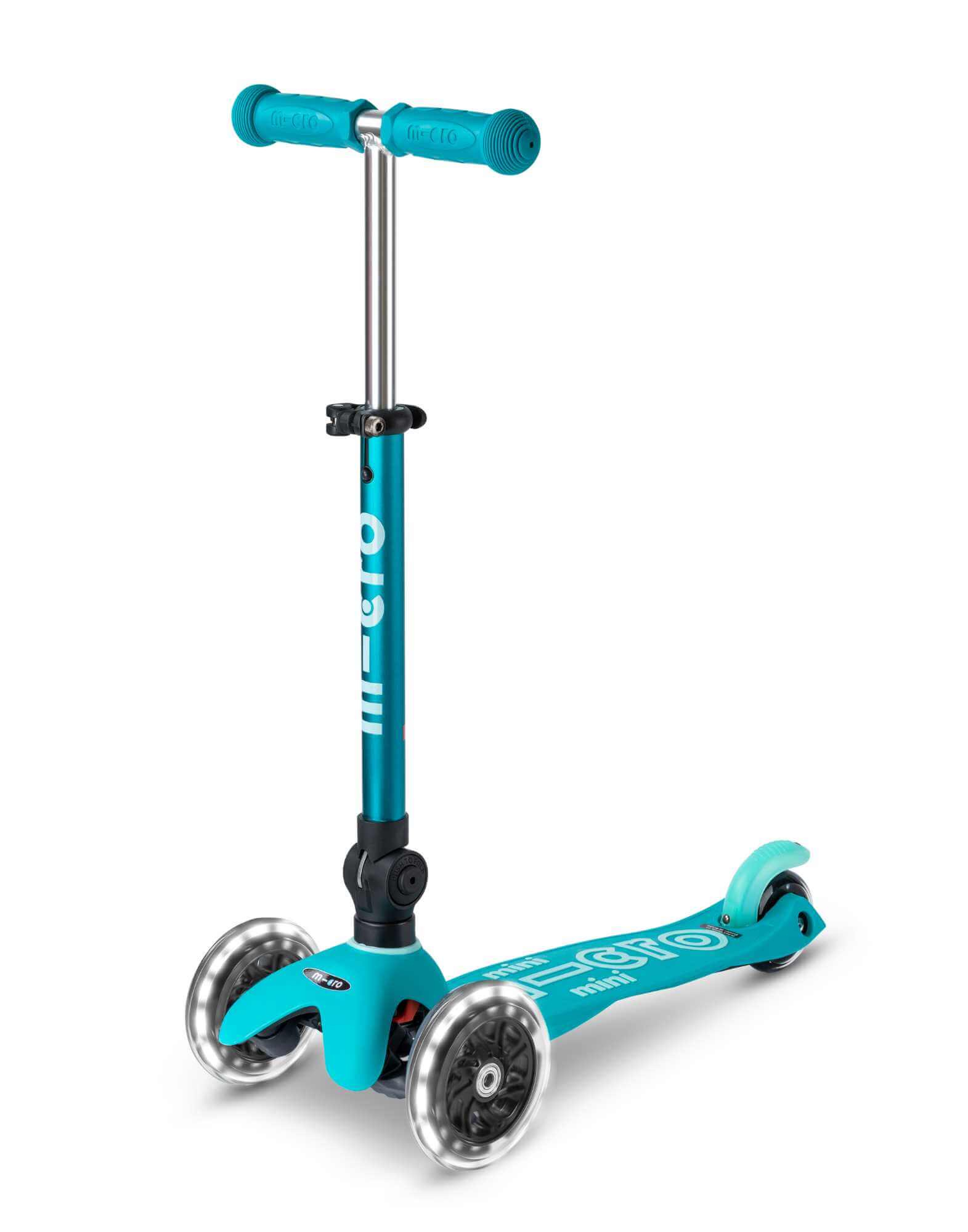 Mini Micro Deluxe LED Foldable 3 Wheel Scooter - Image 9